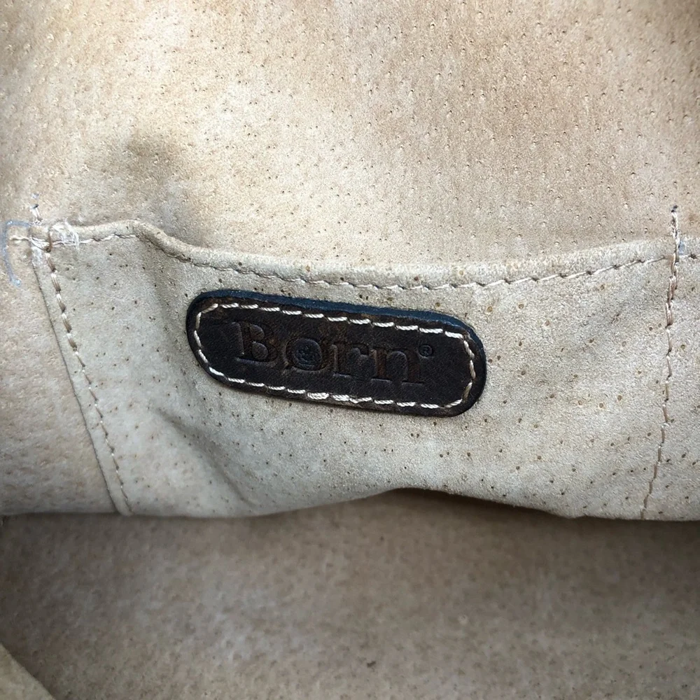 Born Textile Wool and Leather Western Aztec Print Handbag Purse‎ Tote